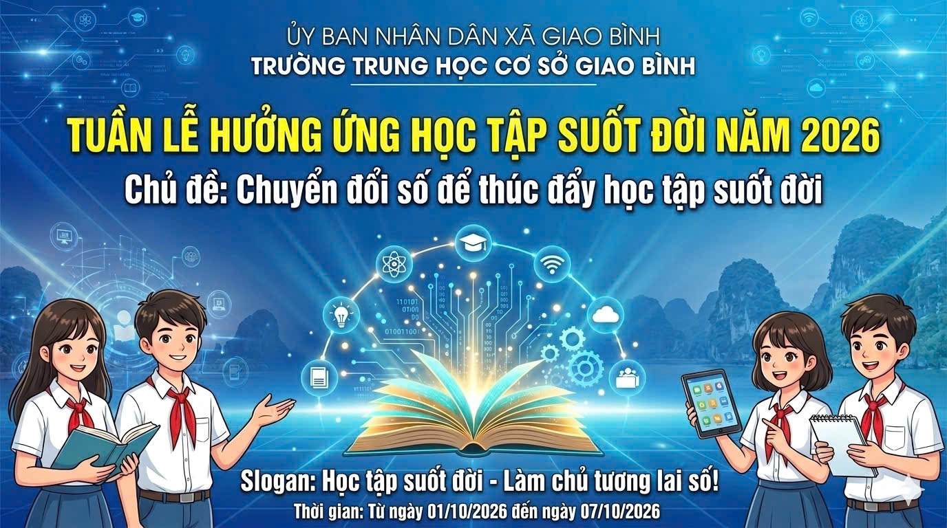 TUẦN LỄ HƯỞNG ỨNG HỌC TẬP SUỐT ĐỜI NĂM 2026